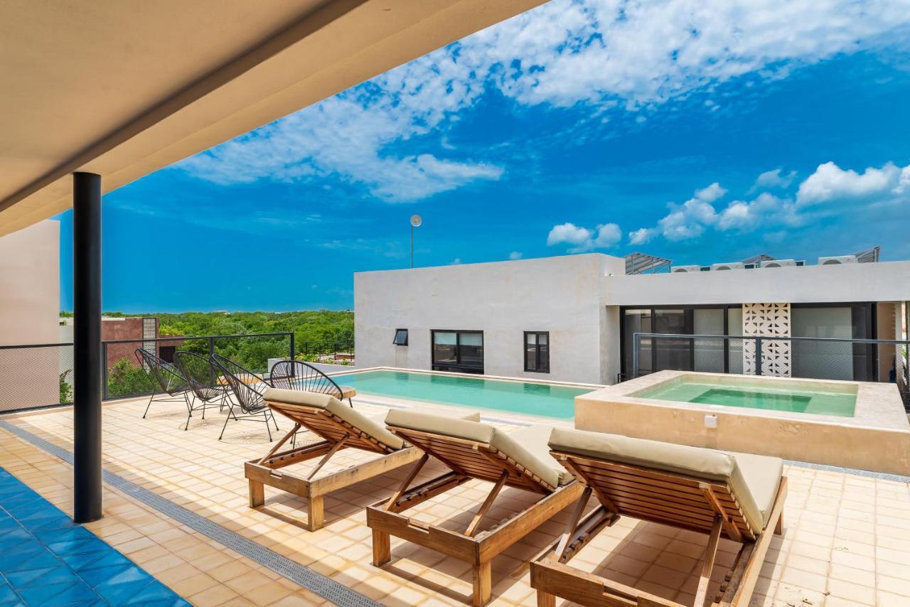 Luxury Apartament With Private Plunge Pool - Ground Floor Tulum Esterno foto